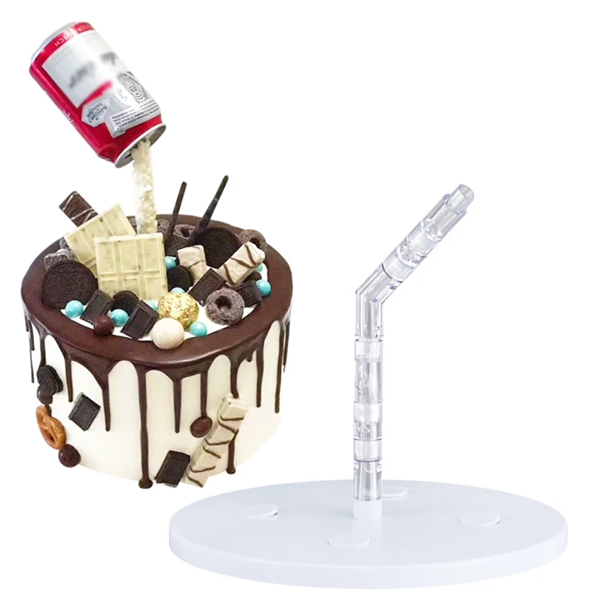 

Anti Gravity Cake Pouring Kit Cake Support Structure Frame Hanging Decorative Cake Stand Birthday Wedding Party DIY Cake Tools