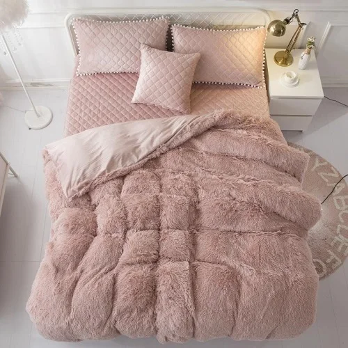 bedding set 3 5 шт., флисовый теплый комплект постельного белья королевского размера, серый пододеяльник, постельное белье, русский размер, 160X200 см, постельное белье, покрывало, parure de lit - Цвет: bedding set 3
