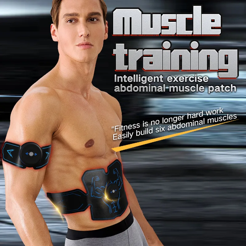 EMS фитнес тренажер стимулятор мышц ABS Shaper тренировка Упражнение брюшной пояс рука