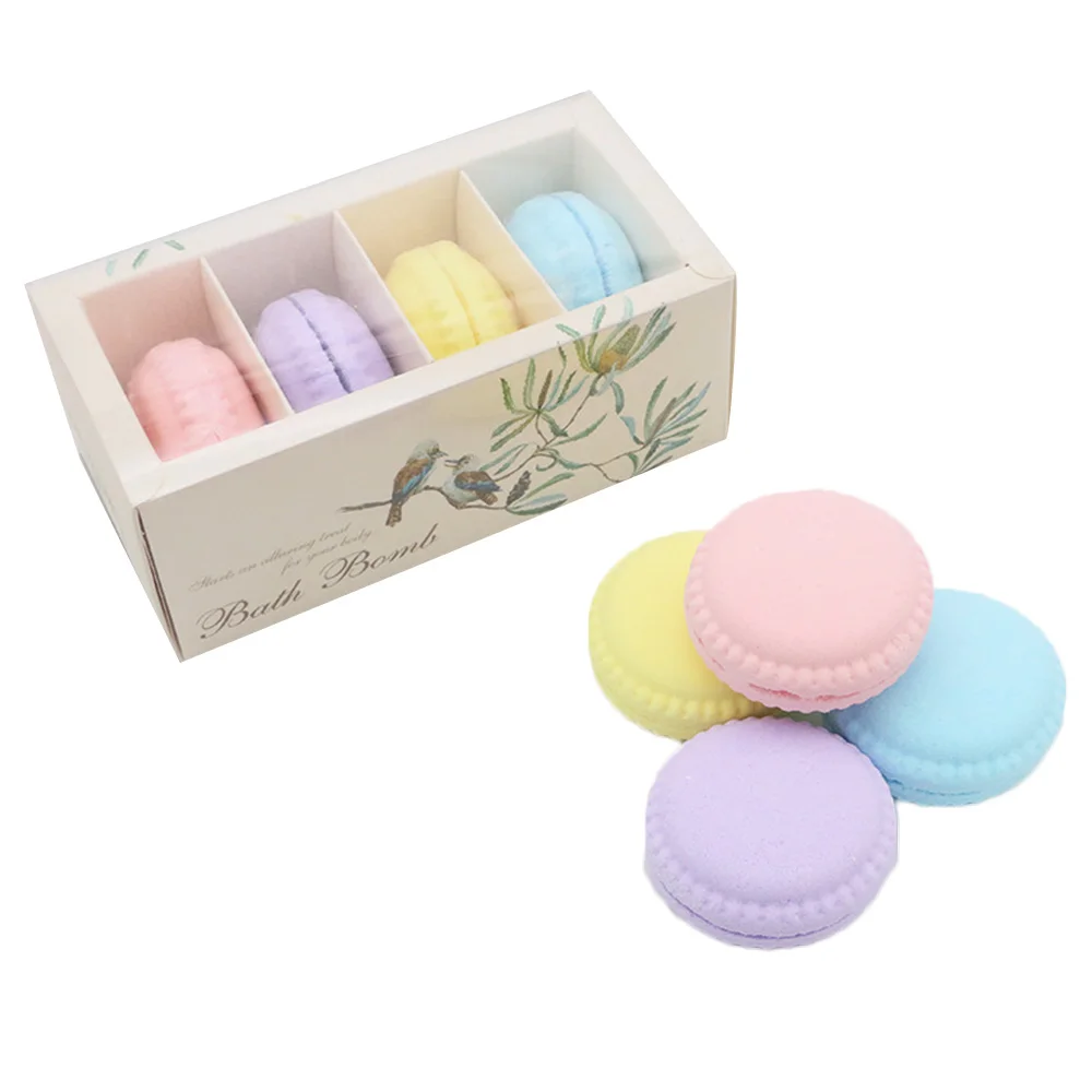 Fizzy Macaron банные бомбы соль Органическая банная бомба подарочный набор клубника