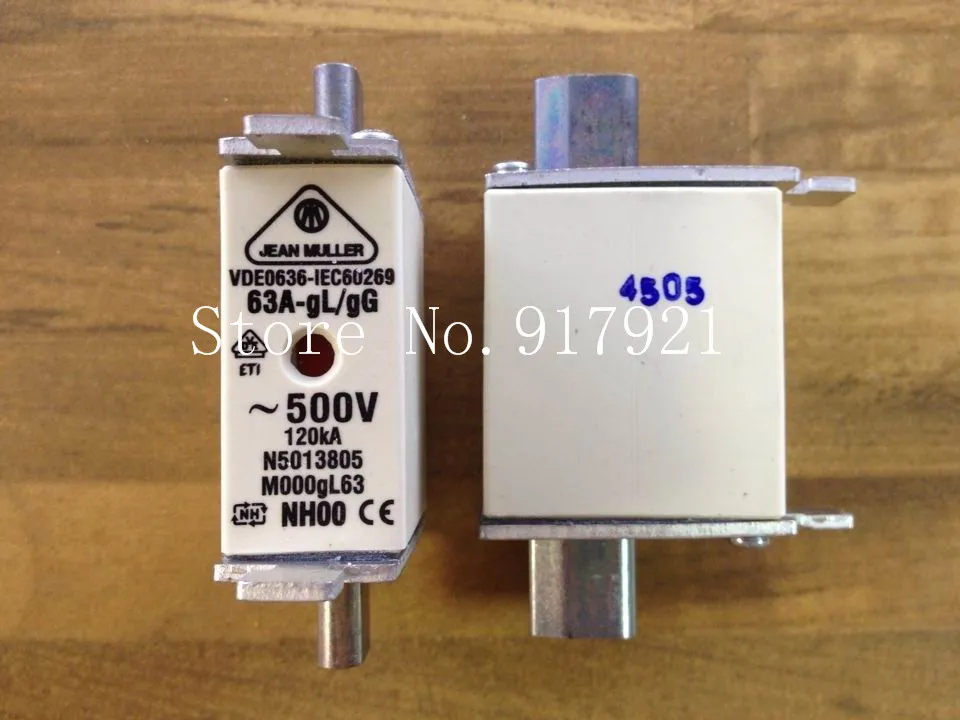 [ZOB] немецкий Kinmiller JEAN MULLER N5013805 63A NH00 777965 оригинальный предохранитель 5 шт./лот|nh00