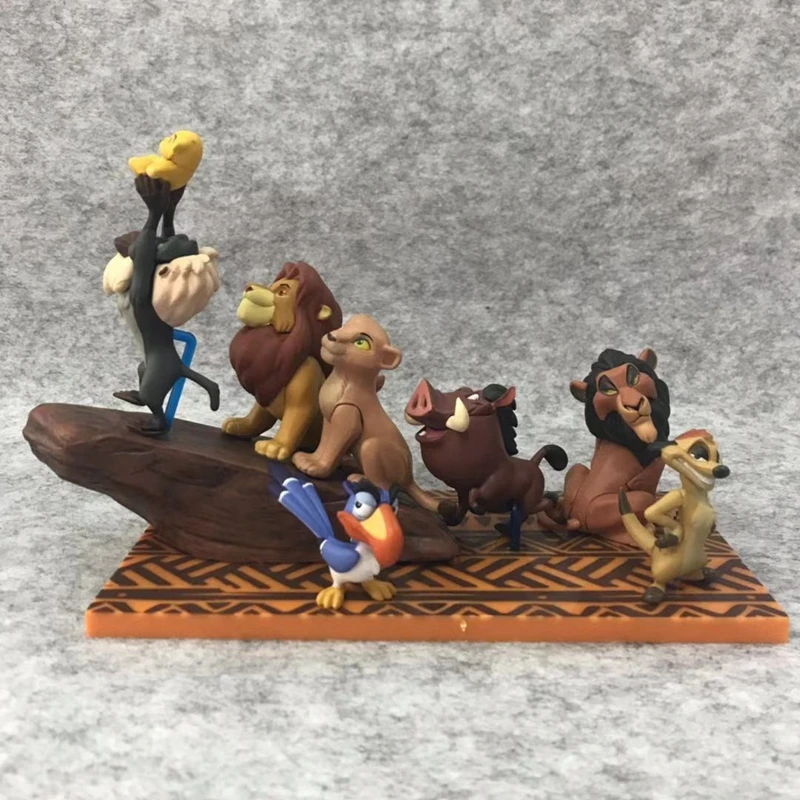 1 Набор Фигурки короля льва игрушки Simba Mufasa Pumbaa модель куклы фигурки для