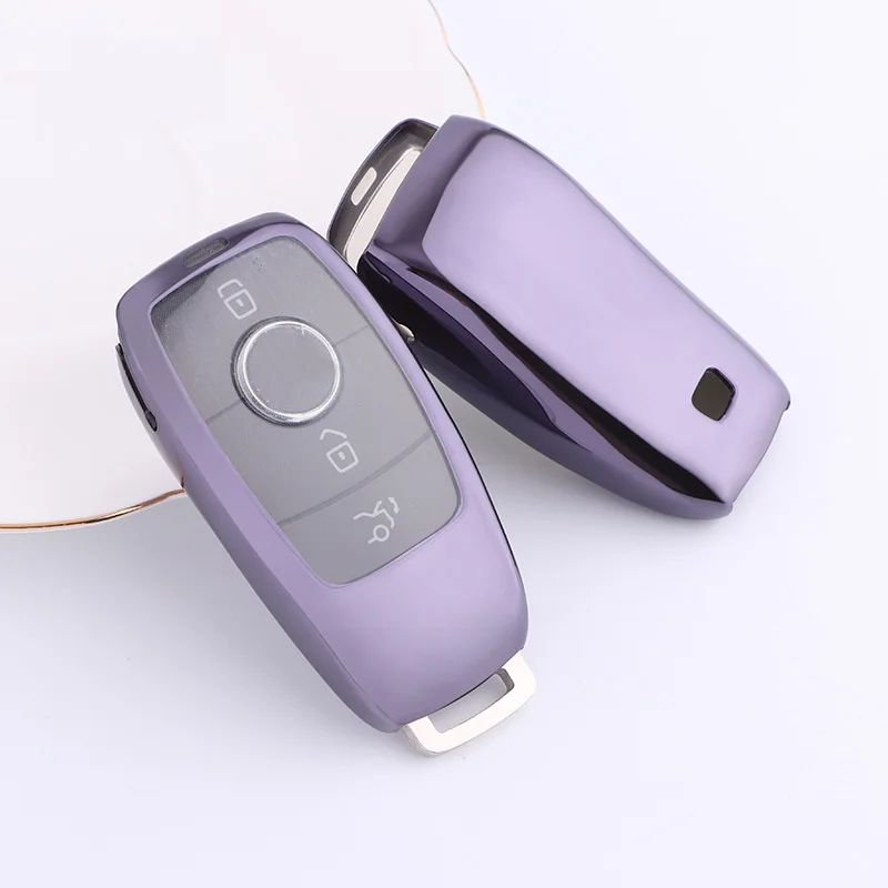 Soft TPU Car Key Protection Case Cover for Mercedes Benz 2017 2018 E Serials E300 E200 E220 Maybach S320L S450 S350 High Quality |