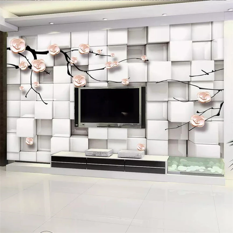3d фотообои beibehang на заказ элегантные квадратные Настенные обои с изображением