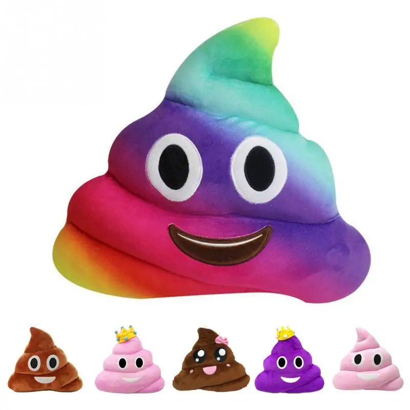 Декоративные подушки для стульев 16 см Poop домашнего декора диван Emoji Подушка Милая