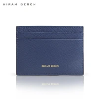 hiram beron custom name personalized gift wallets men minimalist card case gift for friends dropship