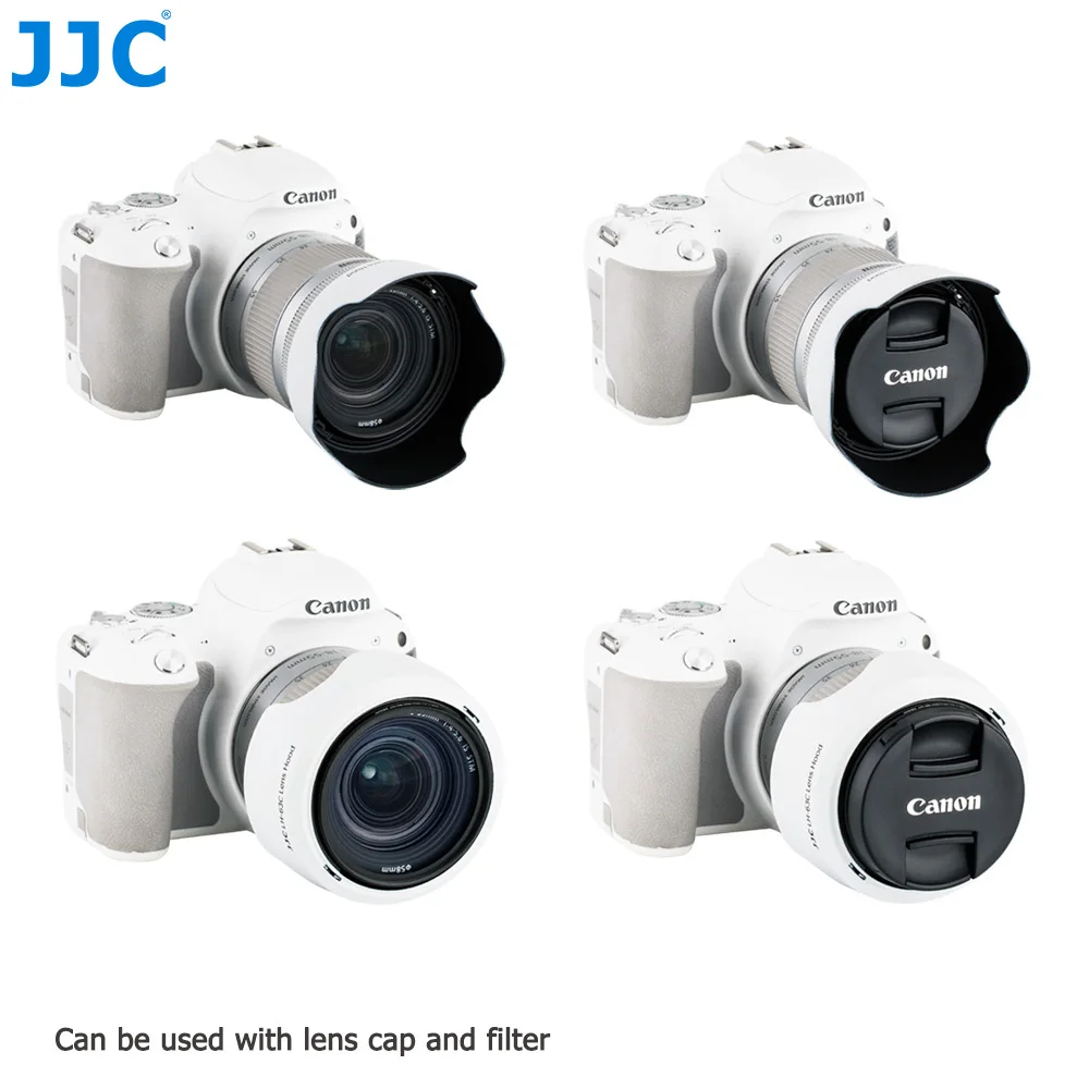 JJC LH-63C цветок Форма бленда объектива для Canon EF-S 18-55 мм f/3.5-5.6 IS STM Объектив Заменяет Canon EW-63C