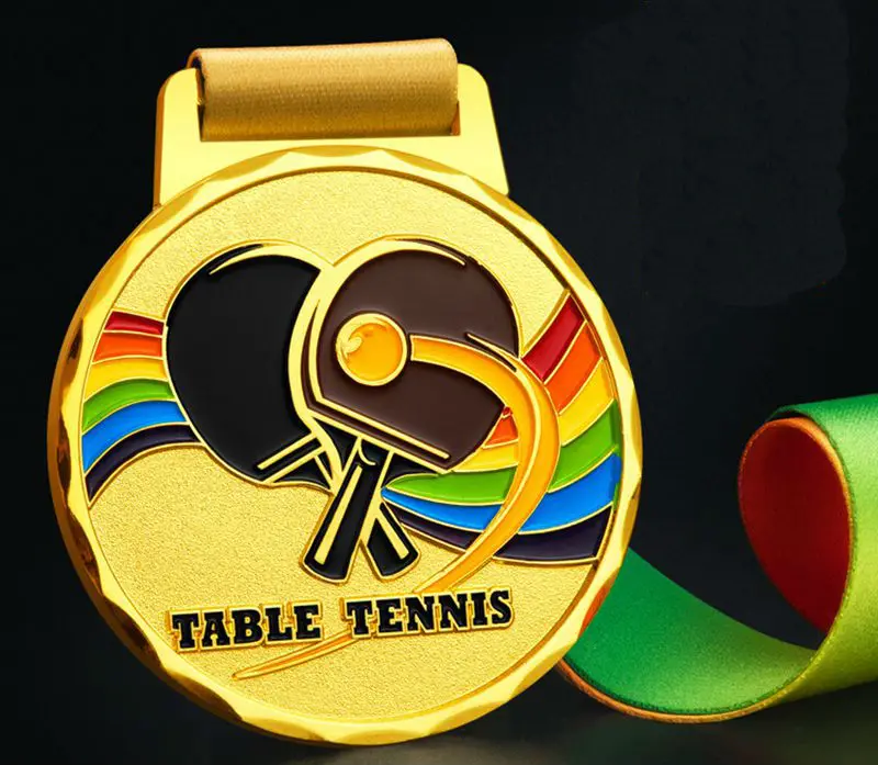 Высокое качество! Настольный теннис медаль за соревнования школьные игры в