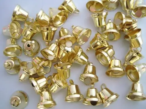 Маленький елочный колокольчик 100 дюйма (14 мм)