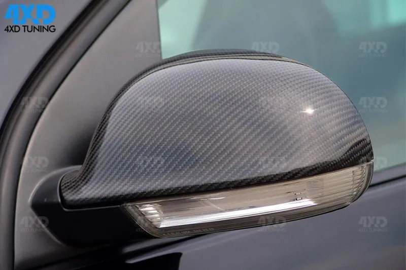 Golf5 зеркальная Крышка для Volkswagen VW MK5/Matogan углеродное волокно боковой Чехол заднего вида глянцевый черный 2003 2004 2005 2006 2007 2008 2009