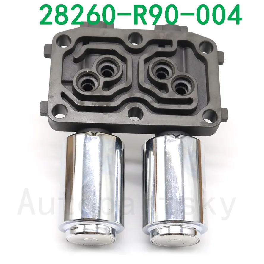 28260-R90-004 28260R90004 OEM Трансмиссия Двойной линейный сдвиг соленоида с прокладкой для Honda Accord Элемент для Acura TSX ILX