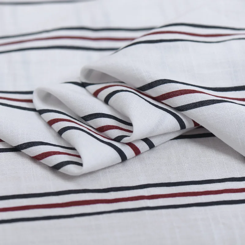 Пользовательские белье в полоску модный стиль льняной ткани мягкие ремесло