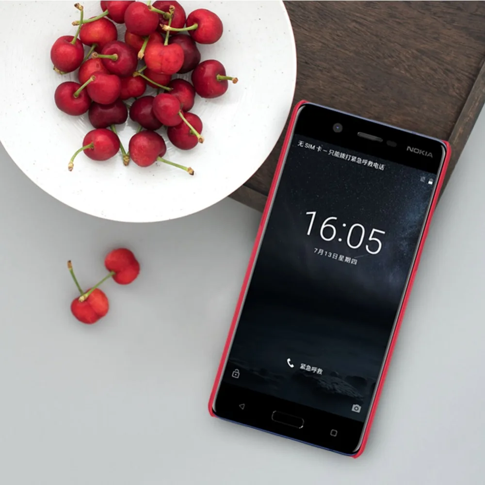 Для Nokia 5 Nokia 6 Nokia 7 чехол Nillkin Супер Матовый Жесткий Пластиковый ПК задняя крышка с защитой экрана для Nokia 8 чехол
