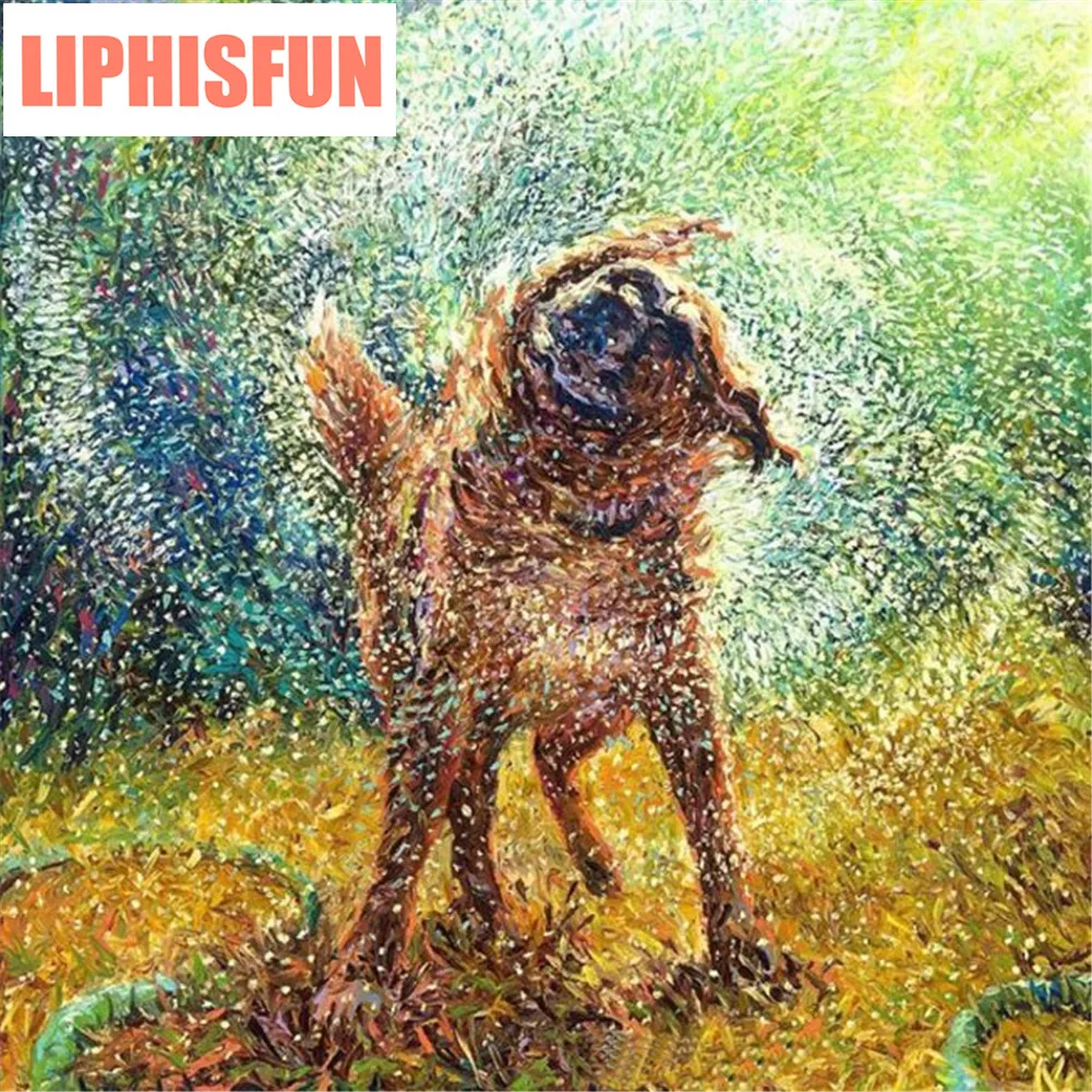 LIPHISFUN рукоделие полная вышивка картина крестиком животное Diy Алмазная наборы