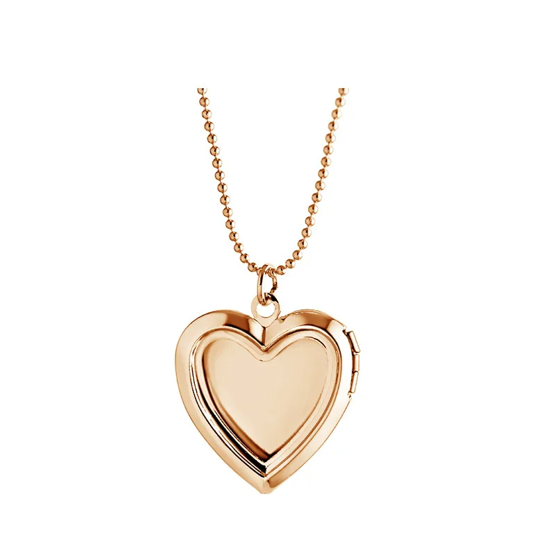 Женское ожерелье с подвеской в виде сердца и фоторамки|necklace jewelry|pendant necklacejewelry jewelry