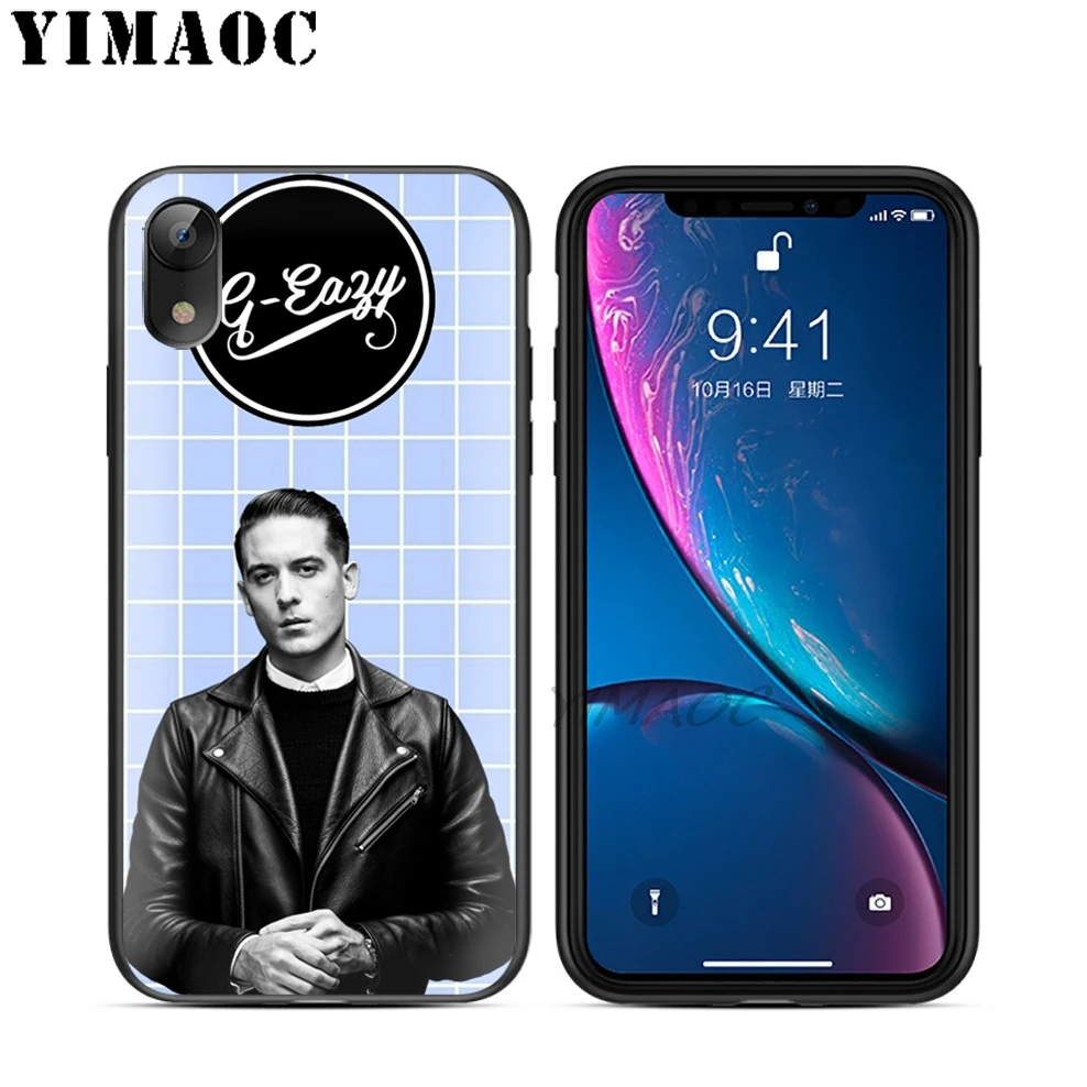 YIMAOC G Eazy Singer Rapper Мягкий ТПУ Черный силиконовый чехол для iPhone X или 10 8 7 6S Plus 5 5S SE Xr Xs