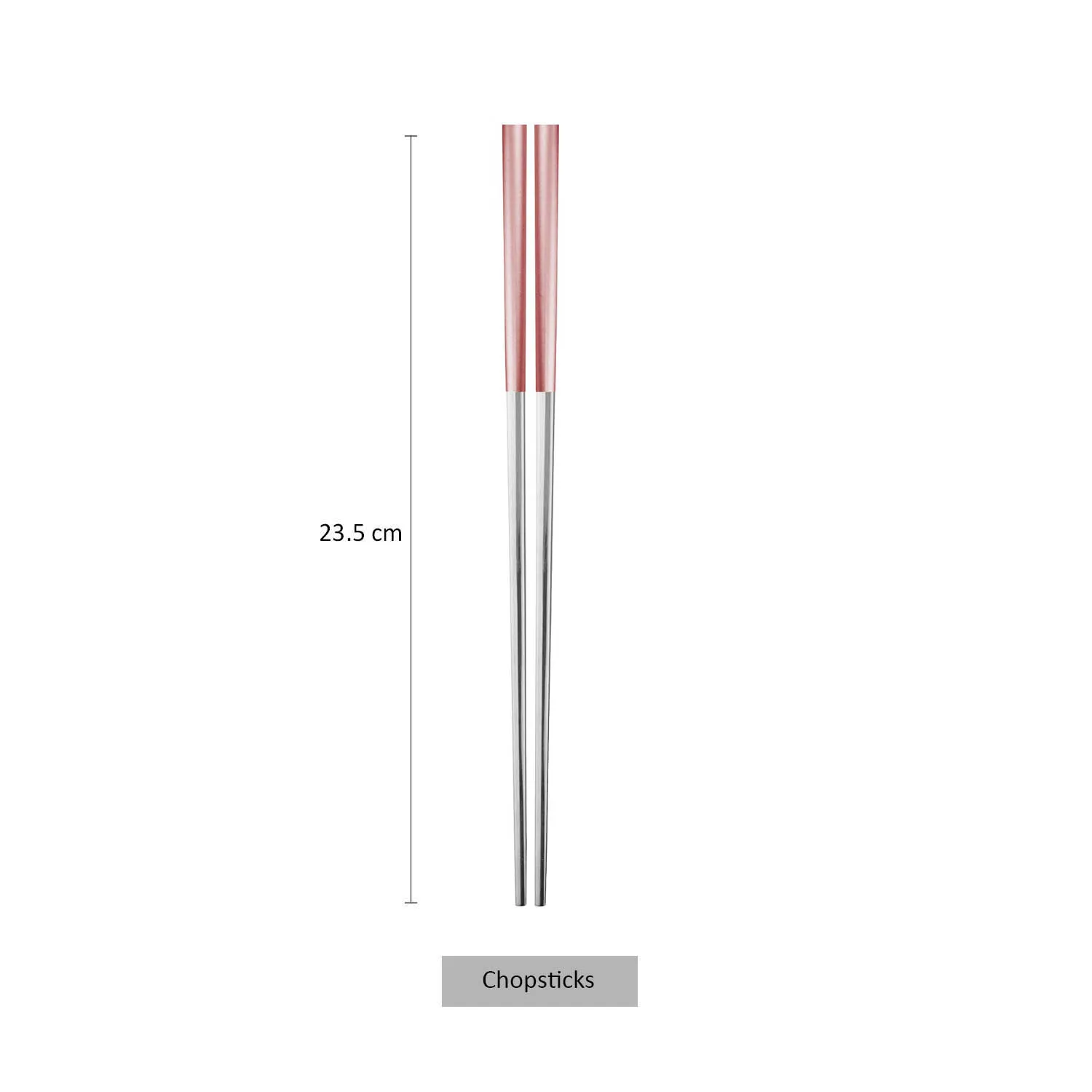 Chopsticks Розовые серебряные столовые приборы 304 нержавеющая сталь Западный столовый набор для кухни столовый набор нож вилка ложка десертная Посуда Прямая поставка - Цвет: Chopsticks