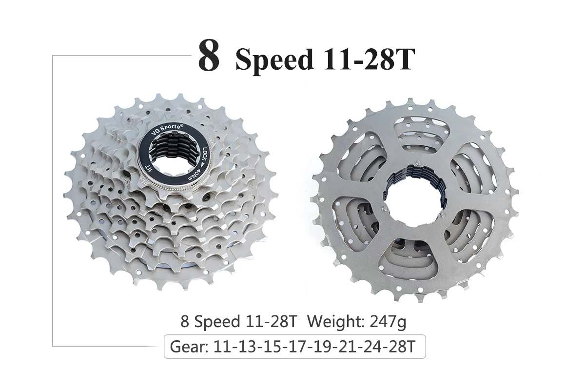 8S 11-28T K 8 9 10 11 скоростная дорожная кассета 11 S 11-25T 26T 28T 32T 36T Запчасти для шоссейного велосипеда звездочки свободного хода cogs cdg freewheels - Цвет: 8S 11-28T K