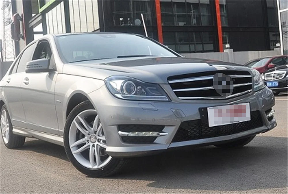 Для Mercedes-Benz W204 C180 C200 C260 2011 2012 2013 Автомобильные фары прозрачные линзы Авто оболочка Крышка
