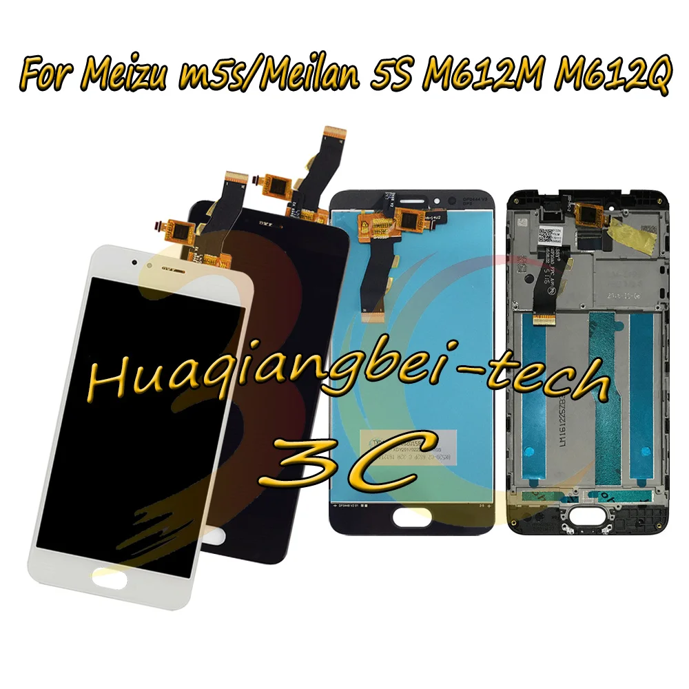 Новый 5 2 &quotдля Meizu m5s/Meilan 5s M612M M612Q Полный ЖК дисплей + сенсорный экран дигитайзер