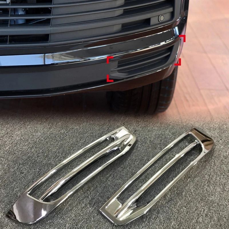 ABS хромированные передние противотуманные фары нижняя форма 2 шт. для VW Transporter (T6)