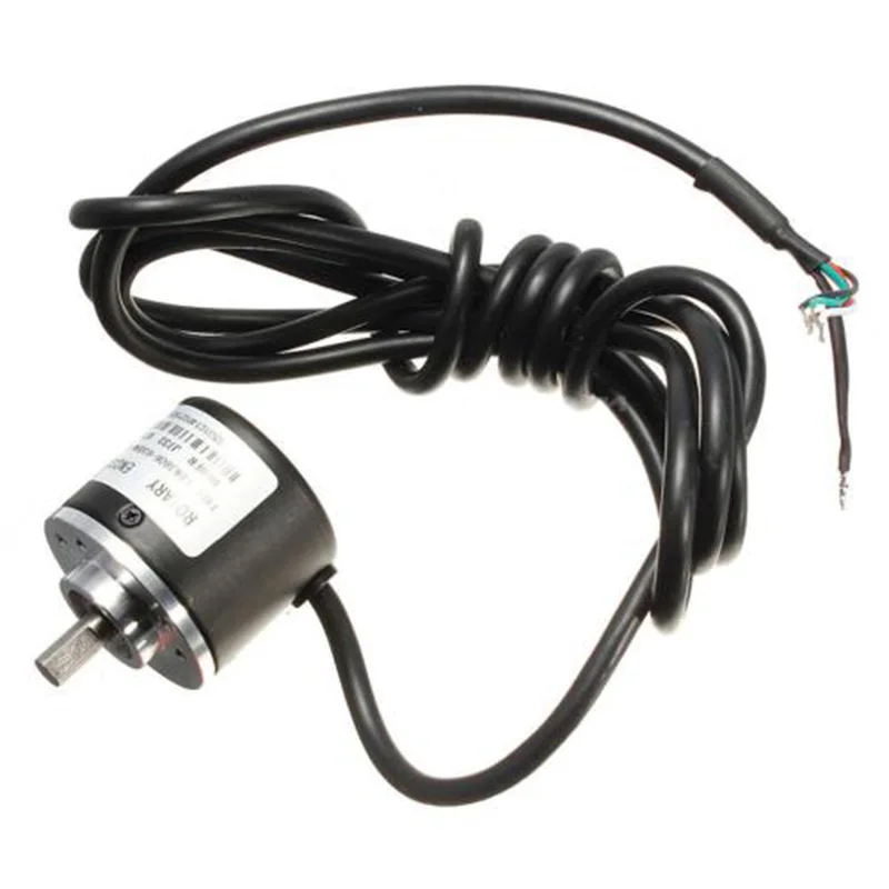 Новый энкодер 6 мм вал 600 P/R инкрементный поворотный AB фаза для измерения длины |