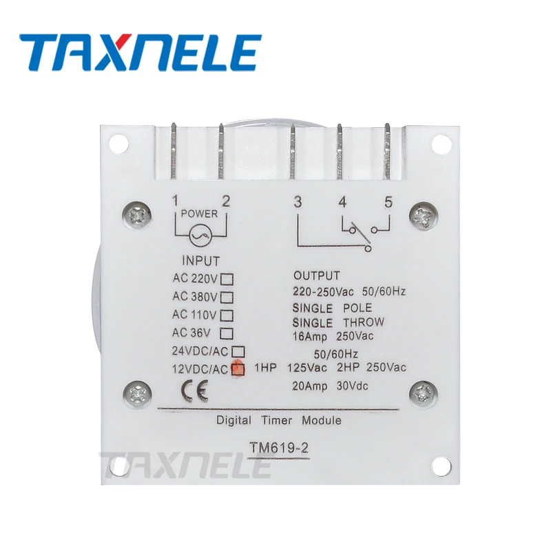 Цифровой таймер TM619 AC220V 16A Еженедельный программируемый реле времени ЖК-Таймер Счетчик часов и минут