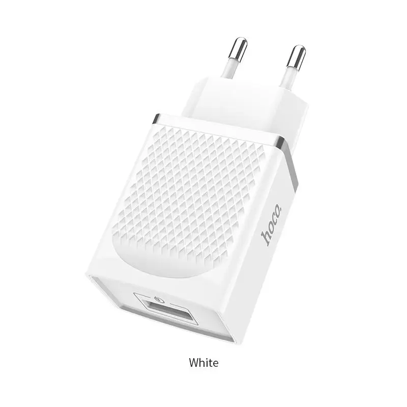 HOCO QC3.0 Быстрая зарядка Универсальное USB настенное зарядное устройство с европейской вилкой портативное для iPhone X 8 samsung S9 Xiaomi huawei зарядный адаптер - Тип штекера: EU white
