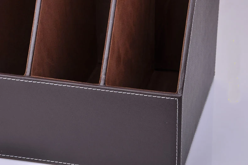 Наклонный деревянный кожаный стол с 3 отделениями A4 папка для документов