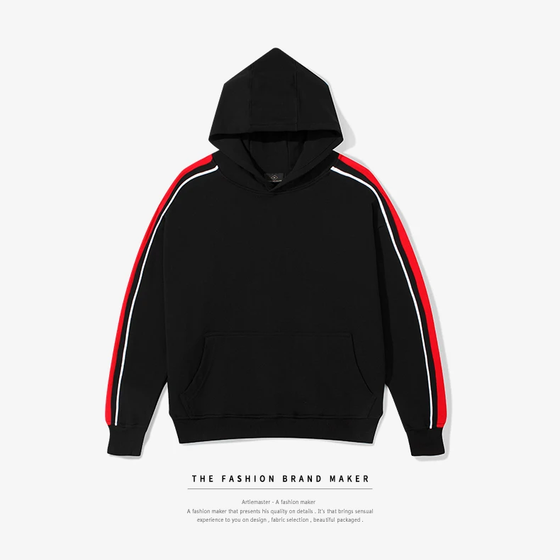 High Street/Винтажные толстовки с капюшоном Kanye в европейском и американском стиле, Полосатый пуловер в стиле пэчворк, Мужская одежда для хип-хопа