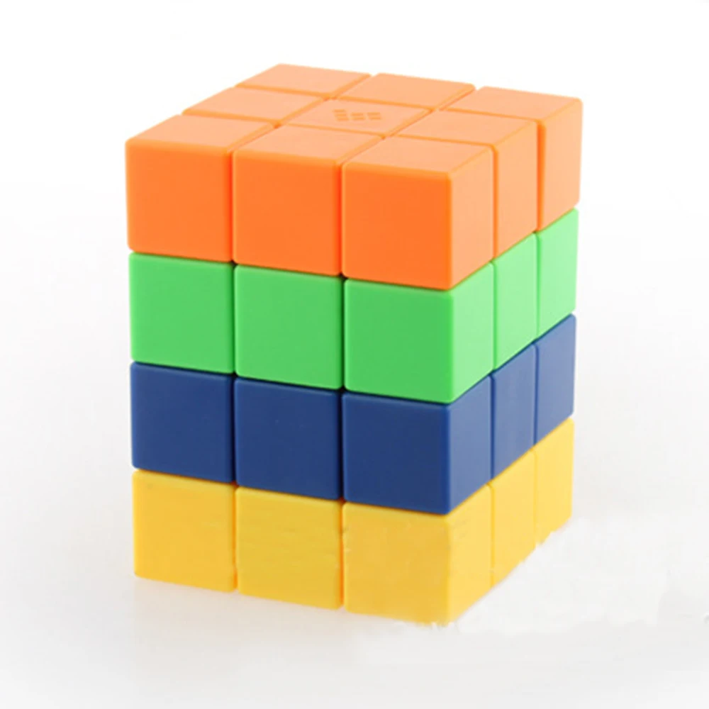 MHZ MingHaoZhi 3x3x4 красочный скоростной магический куб головоломка игра кубики