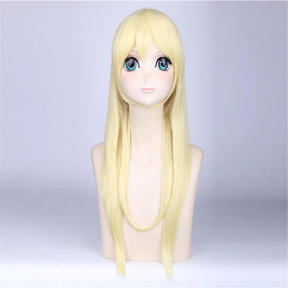LoveLive Ayase Eli челка длинные волосы парик костюм Хэллоуин Аниме унисекс