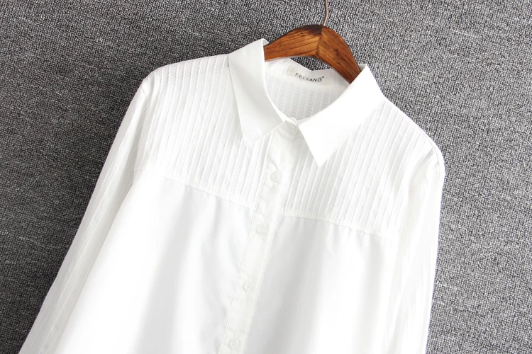 Блузка женская с отложным воротником и длинным рукавом 2018|long sleeve blouse women|blouses pluslong