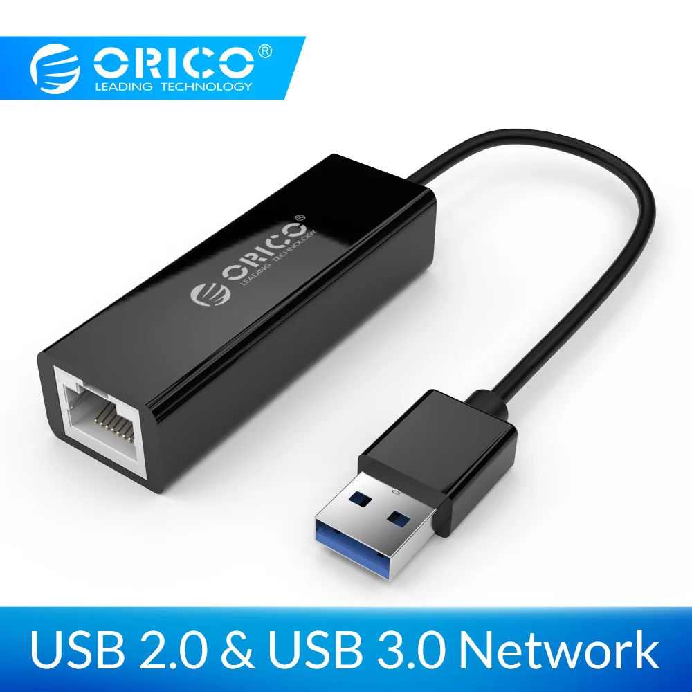 Сетевой адаптер ORICO USB 3 0 Gigabit Ethernet сетевая карта к RJ45 lan для ноутбука ПК черный|network