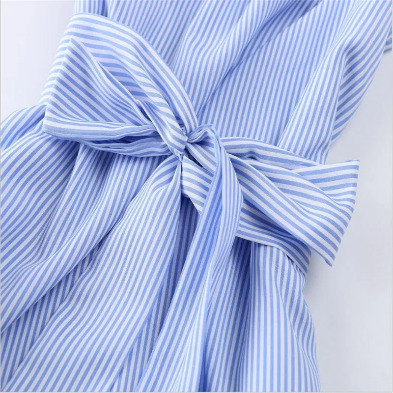 MSAISS/летнее Стильное женское платье в полоску с короткими рукавами пляжное