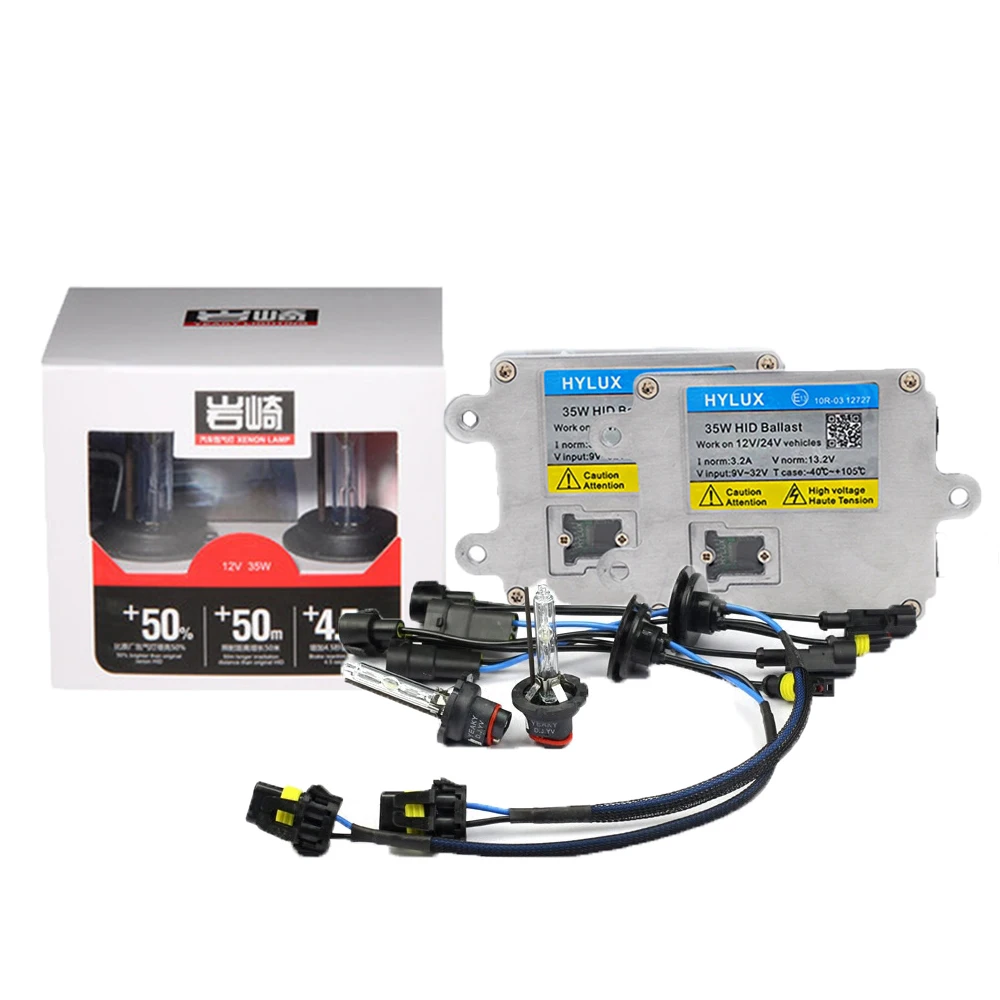 Для Hylux A2088 35 Вт HID Xenon комплект балласт с HID ксеноновая лампа для YEAKY H1 H3 H7 H11 9005 9006 D2H для автомобильных фар модификация