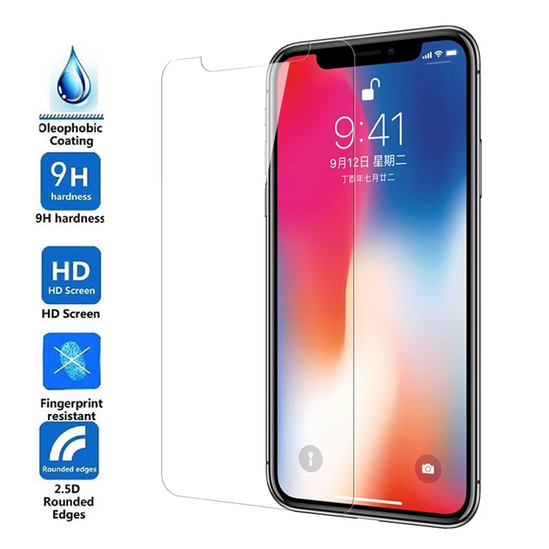 

For iPhone XS Max Tempered Glass & Soft Explosion-proof Nano& PET High Clear Screen Protector Film Guard