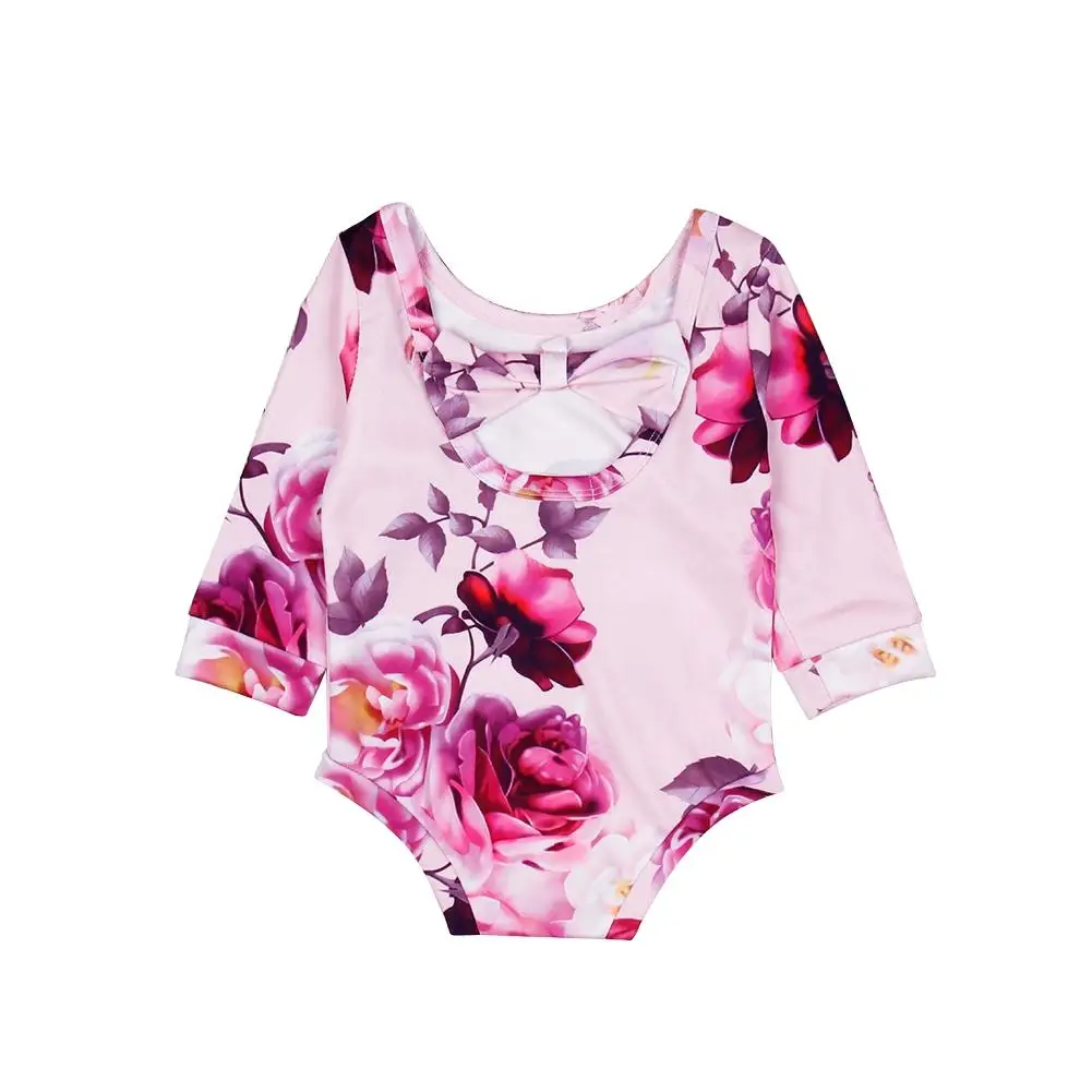 Kidlove новорожденных младенческой малыш для маленьких девочек цветочные ползунки