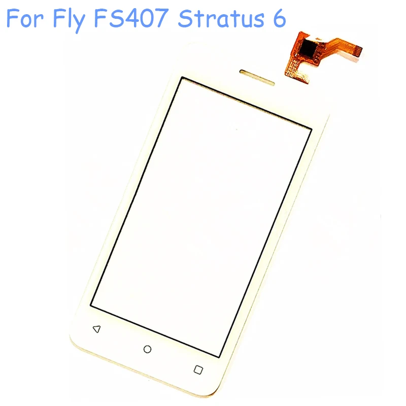 4.0 дюймов телефон сенсорный Экран Сенсор для Fly fs407 Stratus 6 FS 407 Сенсорный экран