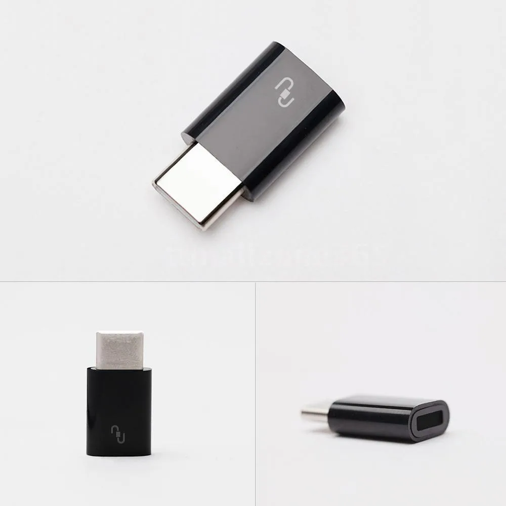 Оригинальный зарядный usb кабель типа C Type Male к микро Female конвертер адаптер для XiaoMi