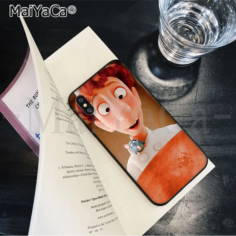Мягкий резиновый черный чехол для телефона MaiYaCa raatouille для Apple iPhone 8 7 6 6S Plus X XS MAX 5 5S SE XR Чехол для мобильного телефона s - Цвет: A11