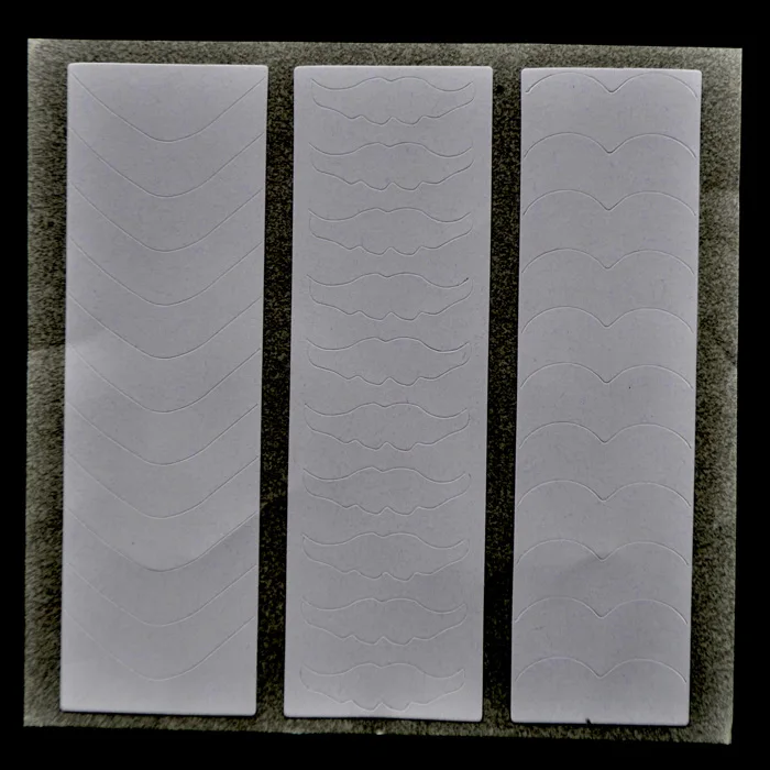 2 листа/Лот Новая книга форма ногтей Смайл линия Форма Клей французский ногти