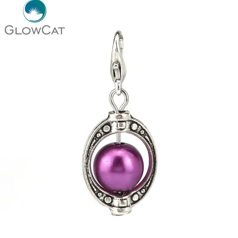 12PCs Handmade Colorful Charm Plastic Beads Ellipse Transport Bead Diy Pendant For Jewelry Making Gift 22544 | Украшения и