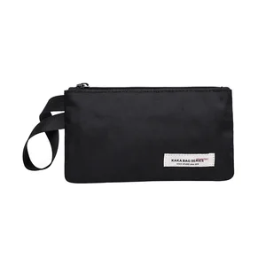 Man Pouch Canvas Small Phone Holder Clutch Zipper Fashion Envelope Bag Simple Casual in Pakistan