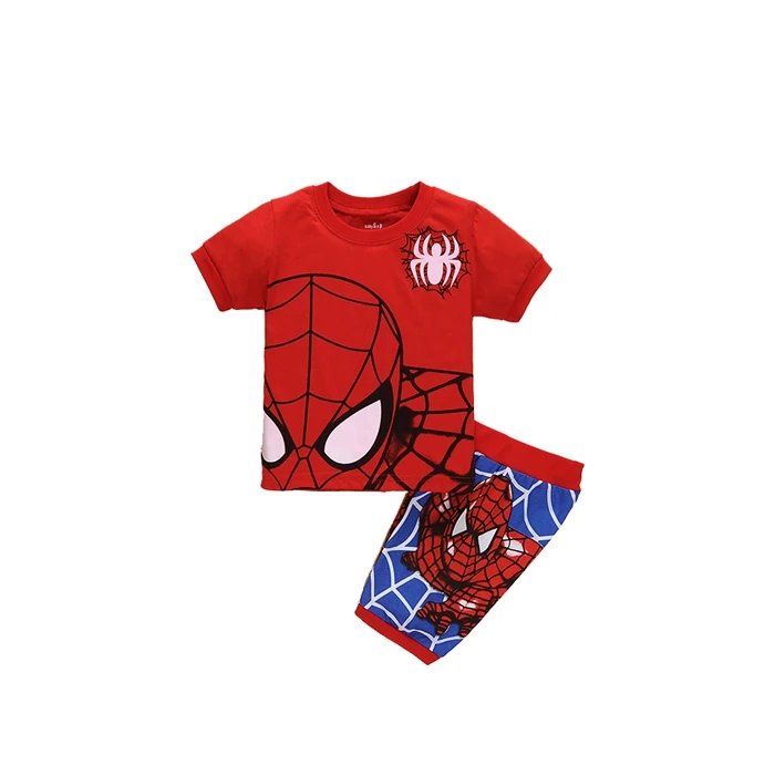 Рождественские детские пижамы с героями мультфильмов летняя Брендовая детская