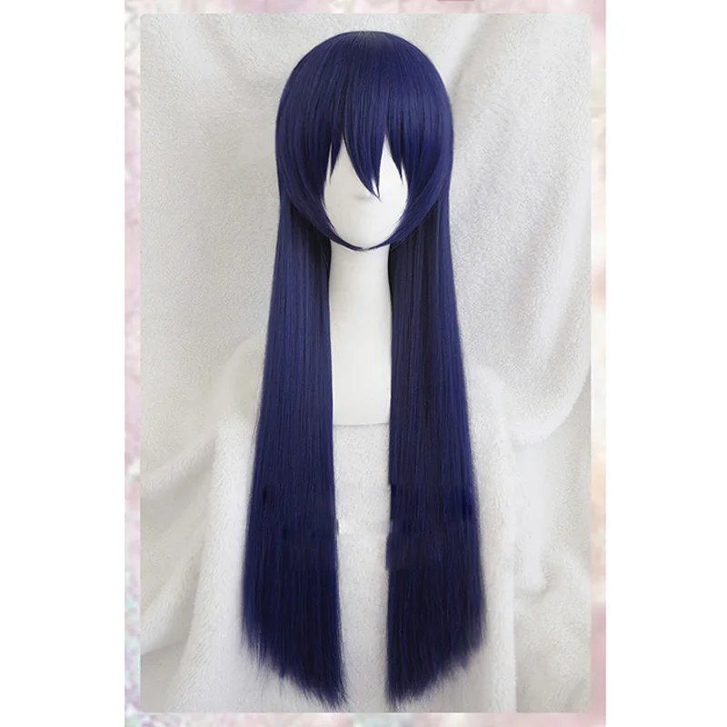 Новый Love Live Sonoda Umi Длинные Косплей парики синий фиолетовый цвет термостойкие