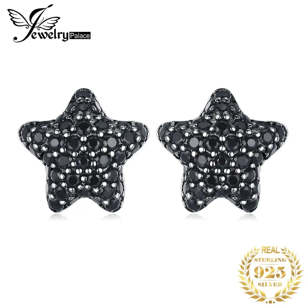 Jewelrypalace Star 0.7ct натуральная шпинель проложить Серьги гвоздики 925 стерлингового