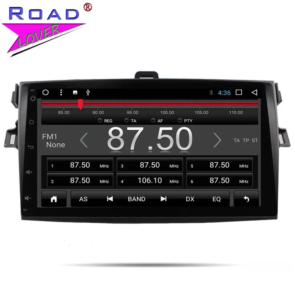 Автомобильный Радио Android 8 1 DVD мультимедийный плеер авторадио для Toyota New Corolla 2007