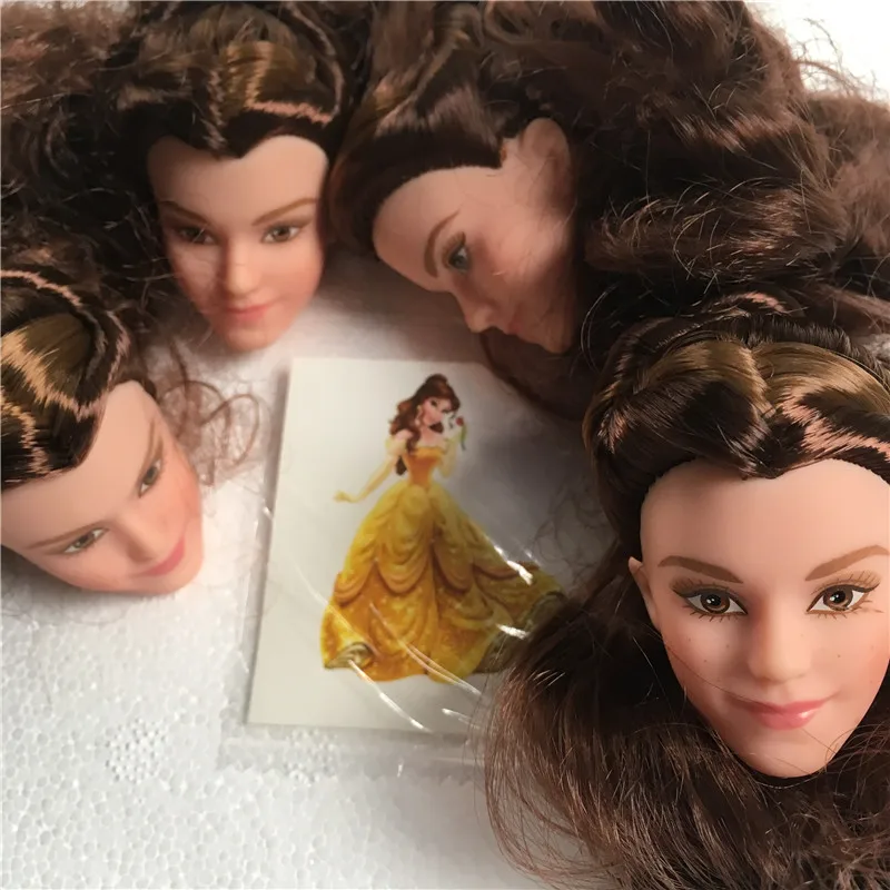 Кукла Belle, игрушка, голова принцессы, длинные волосы, кукла, голова для девочки, сделай сам, макияж, волосы, игрушки для детей, макияж, сделай сам, игрушки для детей, подарки на день рождения