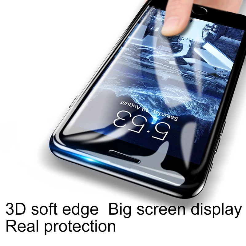 Защитная 3D пленка Baseus для iphone6 6s 7 0 23 мм мягкая из закаленного стекла с шелковым